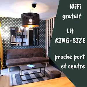 Appartement Superbe Entre Le Port Et Le Centre - Lit King-size, Wifi&netflix Gratuit, Saint-Brieuc